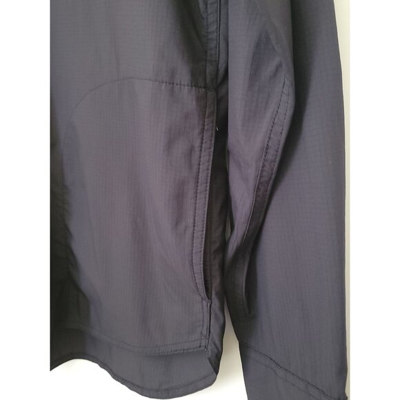 Topo Designs Long Sleeve Water Repellant Black Tech Shirt Men's Sz M - Picture 6 of 9